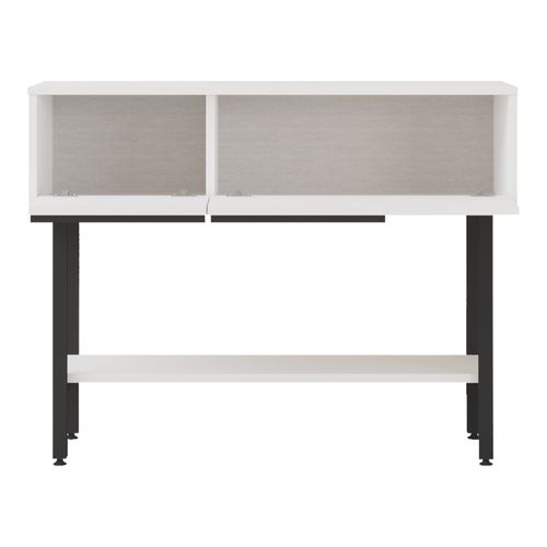 Table Console 100 X 30 X 76 Cm Blanc Noir 03_0010890