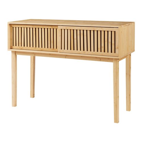 Table Console Diamètrerland Bambou 110 X 39 X 81 Cm Naturel 03_0010894