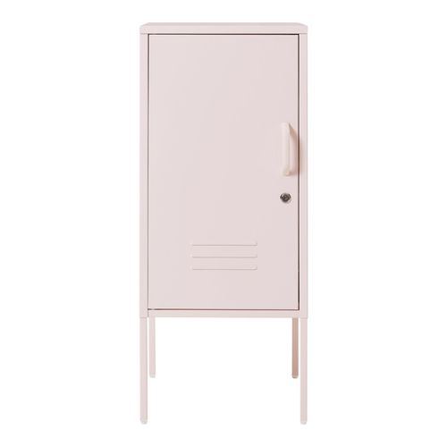 Table De Chevet Table De Nuit Commode Meuble De Rangement 82 X 35 X 35 Cm Acier Rose