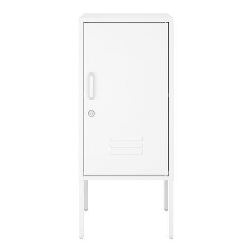 Table De Chevet Table De Nuit Commode Meuble De Rangement Avec Poignée à Gauche Acier