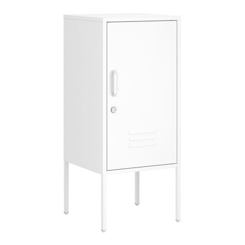 Table De Chevet Table De Nuit Commode Meuble De Rangement Avec Poignée à Gauche Acier