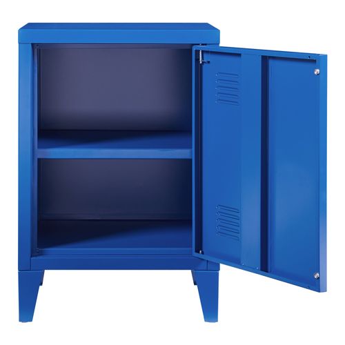 Table De Chevet Table De Nuit Commode Meuble De Rangement 57 X 40 X 30 Cm En Acier