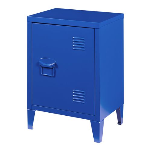 Table De Chevet Table De Nuit Commode Meuble De Rangement 57 X 40 X 30 Cm En Acier