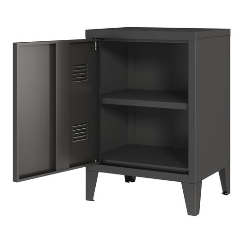 Table De Chevet Table De Nuit Commode Meuble De Rangement Poignée Porte à Droite