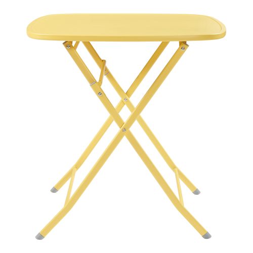 Table De Jardin Pliante 71 X 70 X 70 Cm Jaune 03_0011039