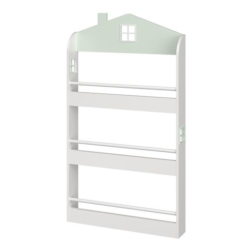 Étagère Design Intemporel Salon Chambre Meuble De Rangement Pour Enfants Blanc 03_00