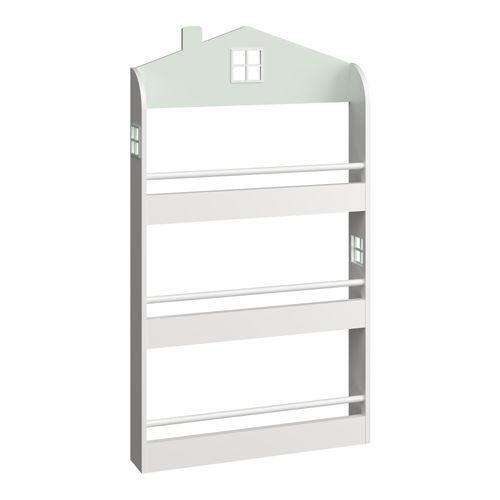 Étagère Design Intemporel Salon Chambre Meuble De Rangement Pour Enfants Blanc 03_00
