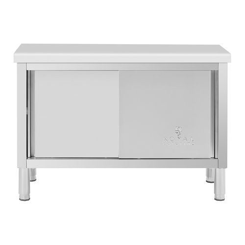 Meuble Bas En Acier Inoxydable Armoire En Inox Armoire De Travail En Inox 120 X 50 Cm