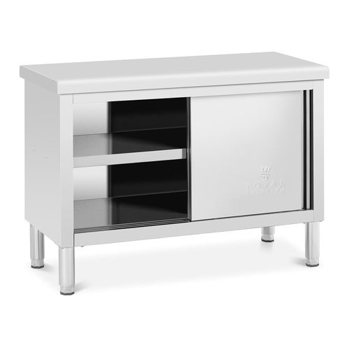 Meuble Bas En Acier Inoxydable Armoire En Inox Armoire De Travail En Inox 120 X 50 Cm