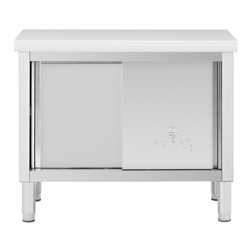 Meuble Bas En Acier Inoxydable Armoire En Inox Armoire De Travail En Inox 100 X 50 Cm