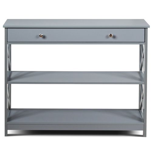 Table De Console Usage Entrée 99,8 X 29,8 X 80,2 Cm Grand Espace De Rangement Design