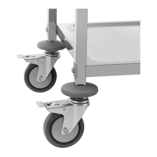 Chariot De Service 3 Plateaux 69 X 34 X 3 Cm 81 Kg Acier Inoxydable Professionnel 14_