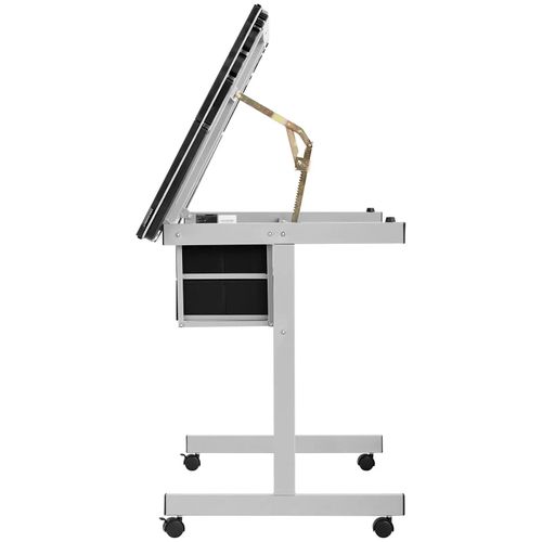 Table à Dessin Bureau Inclinable Et Réglable En Hauteur 104 X 60 X 90 Cm Plateau En V