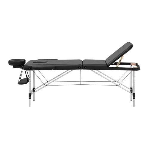 Table De Massage Pliante Cadre Aluminium Revêtement : Pvc Noire 14_0003636