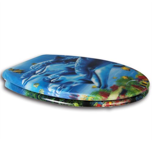 Siège De Toilette Abattant Duroplast Avec Abaissement Automatique Du Dauphin 19_00006