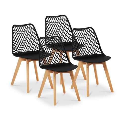 Lot De 4 Chaises Salon Salle à Manger Restaurants, Les Cafés, Les Bureaux Et Les Sall