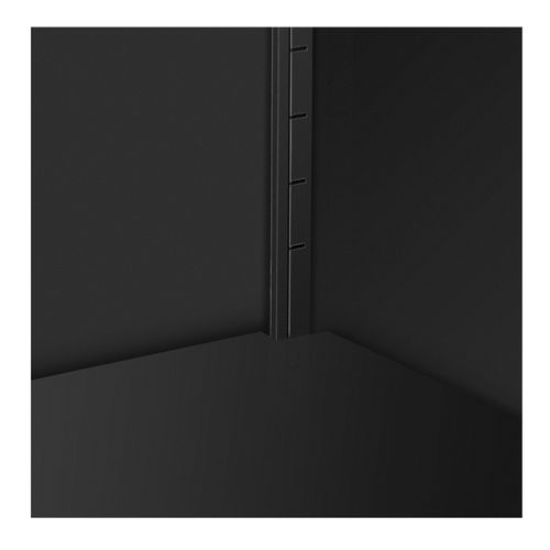 Armoire Bureau Verrouillable 57 X 21 X 110 Cm Acier Noir 14_0006030