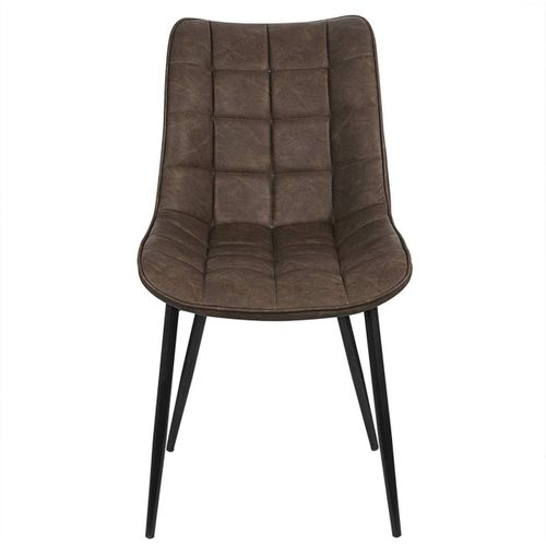 Chaises De Cuisine En Synthétique 2 Pièces Marron 19_0000413