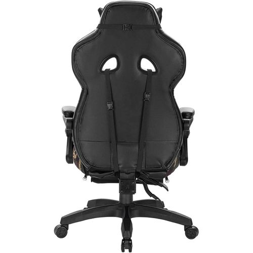 Fauteuils De Bureau Sport Chaise De Jeu Avec Appui-tête Coussin Lombaire Et Repose-pi