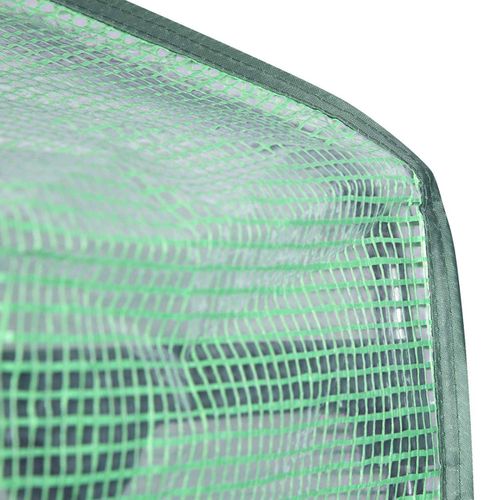 Serre Avec Étagères Blanches 143x215x195 Cm 19_0000968