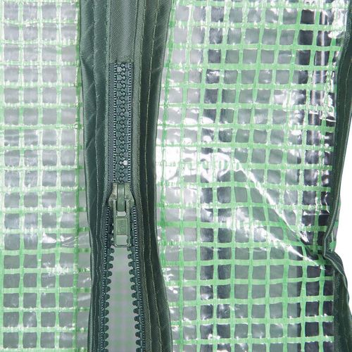 Serre Avec Étagères Blanches 143x215x195 Cm 19_0000968