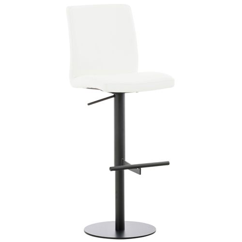 Tabouret De Bar X1 Réglable En Hauteur Et Pivotant à 360° Plateforme Ronde En Métal Noir
