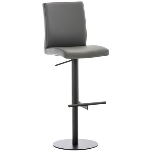 Tabouret De Bar X1 Réglable En Hauteur Et Pivotant à 360° Plateforme Ronde En Métal Noir