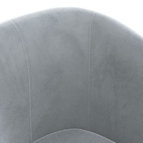 Fauteuil Lounge Assise Confortable Design Moderne Avec Repose-pied En Velours Gris Foncé Dec026423