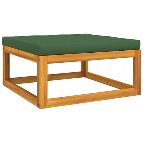 Salon De Jardin Meuble D'extérieur Ensemble De Mobilier 6 Pièces Avec Coussins Vert B