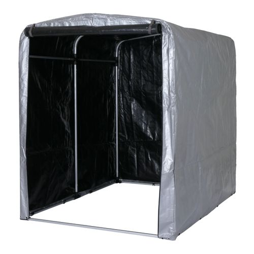 Abri De Jardin En Aluminium Rangement Divers Extérieur Protection Uv Imperméable 201x157x201 Cm Ar