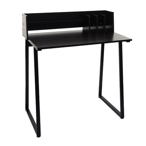 Bureau Table D'ordinateur 82x51 Cm Support Pour Livres Et Documents Inclus Structure En Métal