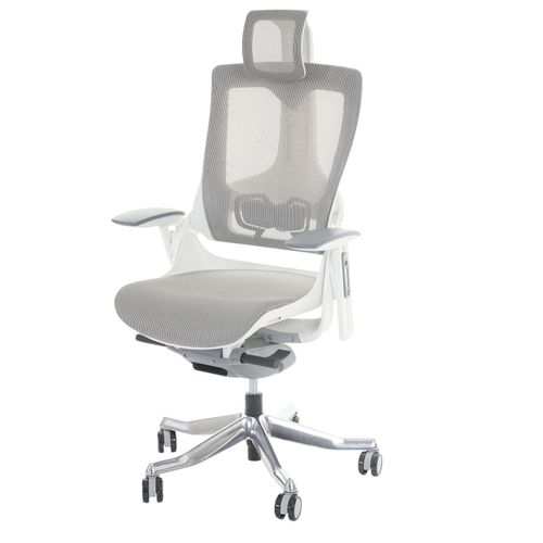 Fauteuil De Bureau Ergonomique Soutien Lombaire Siège Pivotant Et Réglable Revêtement En Maille
