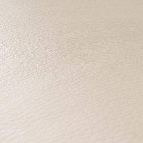 Fauteuil TV Relaxation Avec Repose-pieds En Pvc Blanc Crème 04_0006894