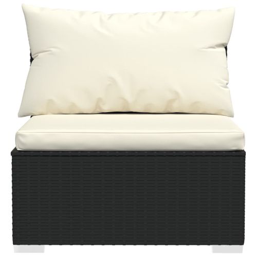 Salon De Jardin Meuble D'extérieur Ensemble De Mobilier 6 Pièces Avec Coussins Résine