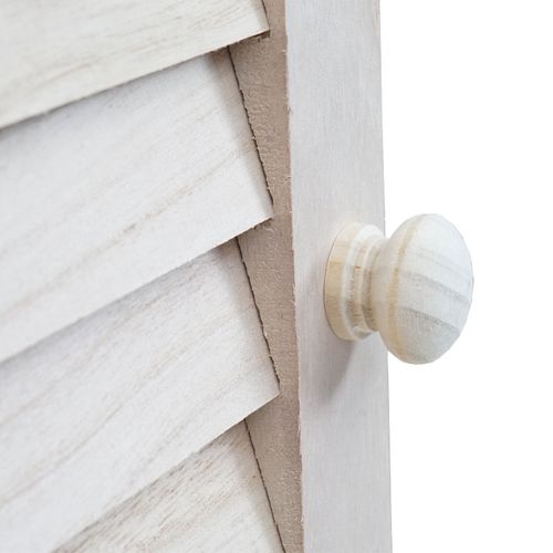 Miroir Mural Forme Fenêtre Avec Volets 71x46x5 Cm En Bois Vieilli 04_0007888