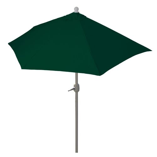Parasol Demi-rond Pour Balcon Uv 50+ Polyester/aluminium 3kg 270 Cm Vert Sans Pied 04_0007903