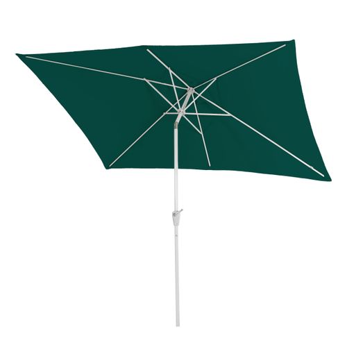 Parasol De Jardin 2x3m Rectangulaire Inclinable Polyester/aluminium Protection Uv 50+ Vert 04_0008