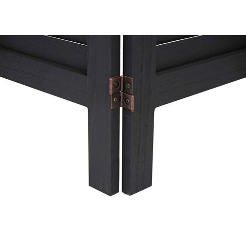 Paravent Cloison Brise-vue 6 Panneaux Aspect Vieilli 170 X 240 Cm En Bois Anthracite 04_0008053
