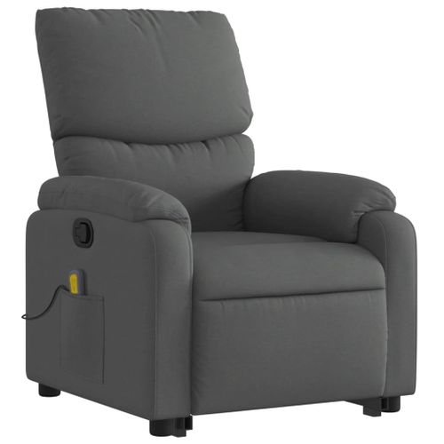 Fauteuil De Relaxation TV Fonction Massage Inclinable Massage Par Vibrations Par 6 Points En Tissu