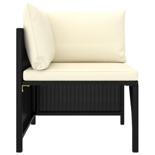 Salon De Jardin Meuble D'extérieur Ensemble De Mobilier 6 Pièces Avec Coussins Résine