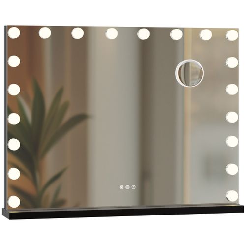 Miroir De Maquillage LED Avec Éclairage Réglable Miroir Grossissant X10 Et Ports USB 10_0008959