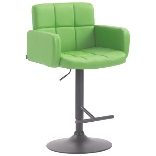 Tabouret De Bar Los Angeles - Confortable Et Élégant ! Métal Pvc Vert 10_0005188