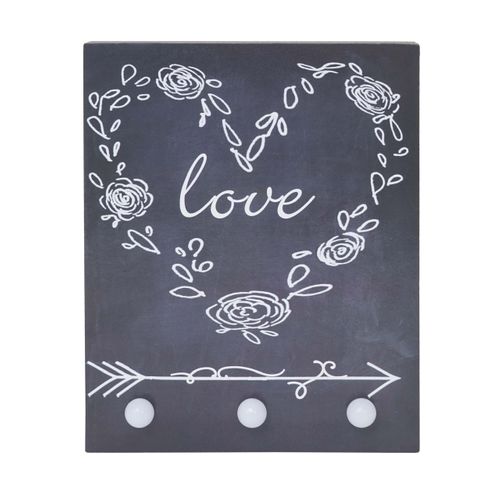 Tableau Illuminé Murale LED Image Ampoule 25x20cm Love 04_0003560