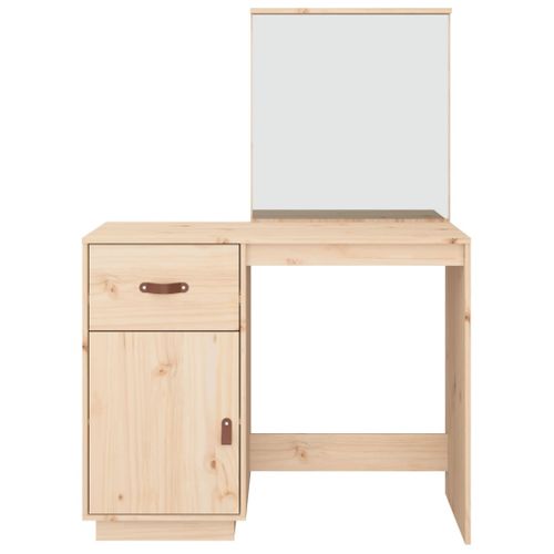 Coiffeuse 95 X 50 X 134 Cm Bois De Pin Massif 02_0006229