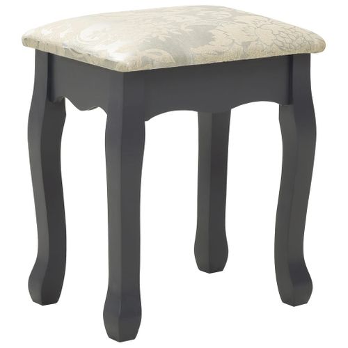Ensemble De Coiffeuse Avec Tabouret 75 X 69 X 140 Cm Gris 02_0006272