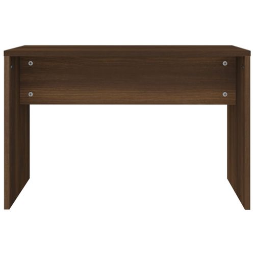 Ensemble De Coiffeuse Table De Maquillage Chêne 86,5 X 35 X 136 Cm Marron 02_0006279