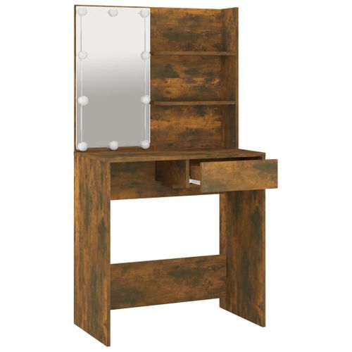 Coiffeuse Table De Maquillage Design Meuble Mobilier De Chambre Avec LED