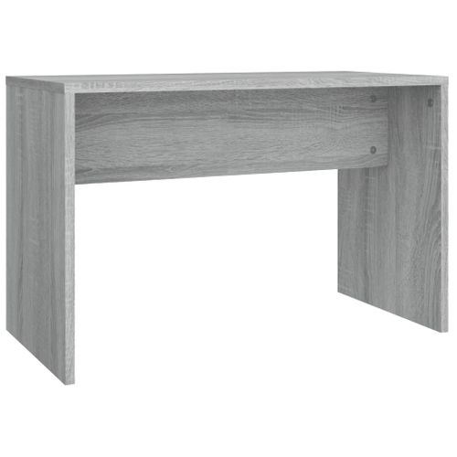 Ensemble De Coiffeuse Tabouret Avec LED 60 X 40 X 140 Cm Bois D'ingénierie Gris 02_00