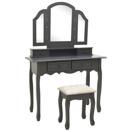 Coiffeuse Table De Maquillage Design Meuble Mobilier De Chambre Avec Tabouret