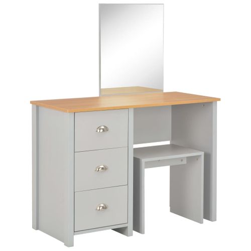 Coiffeuse Table De Maquillage Design Meuble Mobilier De Chambre Avec Miroir Et Tabour